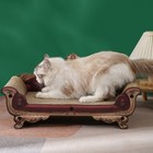 Luxury Cardboard Cat Scratcher Sofa Bed Durable Couch Shaped Cat Scratching