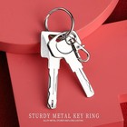 40pcs Keychain Making Kit 20 Swivel Lobster Clasps   20 Key Rings For Diy Crafts