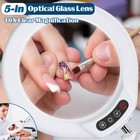 10x Magnifying Glass With Light And Stand  Super Bright 2 200 10x  White 