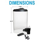 6 Gallon Aquaview Aquarium Kit Led Light Timer Power Filter Tropical Fish New