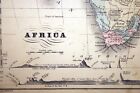 Antique 1866 Color Map Africa Mcnally
