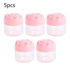 5 Pieces Makeup Sample Pot Container Plastic Empty Lotion Cream Jar With Lid