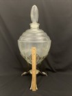Huge 23  Art Deco 1930s Apothecary Pharmacy Drugstore Glass Show Globe W  Stand