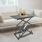 Electric Scissor Lift Table Hydraulic 180lbs Capacity Adjustable Height Foldable