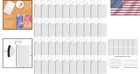 120-piece Double-sided Sublimation Keychain Blanks For Unique Diy Crafts