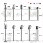 10x Double Cut Tungsten Carbide Rotary Burr Set 1 8  Drill Bits For Dremel Tool