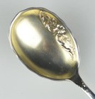 Reed   Barton Sterling Silver Empire Pattern Spoon C1892 - Goldwash Bowl - 26 6g