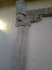 Antique Asian Hand Carved Mahogannyornate Carved Wooden Columns