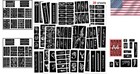 20 A4 Sheets Of Unique Tribal   Geometric Temporary Tattoo Stencils For Parties
