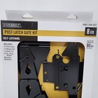 Everbilt Black Steel Post Latch Gate Kit  Works With Wood  Vinyl    Composite