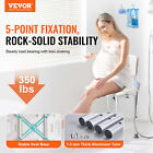 Vevor Shower Chair Bath Bench With Back For Inside Tub Adjustable Height 350lbs