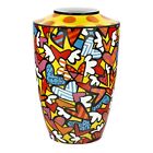 Romero Britto  Porcelain Sculpture   Vase   All We Need  Is Love   New   525