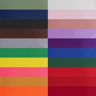 20 Colors 1 Inch Rainbow Solid Double Face Satin Ribbon 5 Yards Each 100 Yds