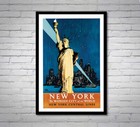 New York City - New York Central Lines - Vintage Travel Poster