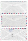Bahrain 1980-1990 Five Air Mail Covers Two Registered One Official