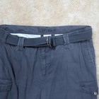 Surplus Classic Length Cargo Shorts Men s 38 Gray Belted