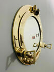 9  Porthole Brass Finish Mirror Porthol Wall Hanging Ship Decor Maritime Gift