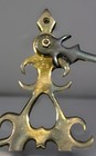 Vintage Brass Nautical Inclinometer Ship Boat Pendulum Wall Hanging  13d 