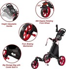 Kvv 3 Wheel 360 Rotating Front Wheel Golf Push Cart Uesd