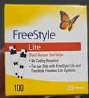 Freestyle Lite Blood Glucose Test Strips - 100 Count