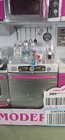 Pink Modern Kids Play Kitchen Set     Lights   Sounds Pretend Cooking Toy - New 