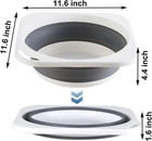 Collapsible Wash Basin Foldable Portable Sink Tub Dish Pan Travel Laundry