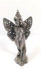 Vintage Perth Pewter Fairy With Colored Stones Figure Figurine 1991