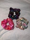 3 Shiny Gymnastics Dance Scrunchies Nwot