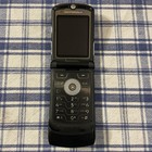 Motorola Razr V3 Flip Cell Phone Black Vintage Untested Throwback