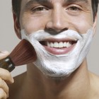 1pc Beard Care Brush Handle Shaving Brush For Mustache And Goatee
