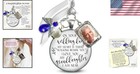 Angel Wedding Memory Charm - Silver Finish Pendant For Bride