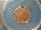 1863 Civil War Store Card Token Anacs Ms60 Staudinger s Broadway Ny