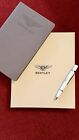 Bentley Notebook   Ballpoint Pen Set - White  Bnib   Lux Vip Ad Gift For Him