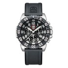 Luminox 3181 Men s Sea Colormark Chronograph Black Dial Rubber Strap Steel Watch