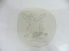 Vintage Acetate Stencil  sexy Fairie   Tattoo Stencil 