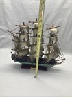Antique Vintage Us Whaling Model Ship Clipper 1846 Wood 16    X 16    Replica