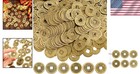 Feng Shui Coins Set  100 Antique Bronze Chinese Coins For Luck   Prosperity