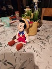 The Disney Store Mini Bean Bag 8  Pinocchio The Boy Bean Plush Toy Retired Nwt