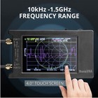 Nano Vna-h4 Handheld Vector Network Analyzer 4  Screen Microsd Port Nob