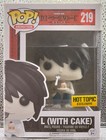     funko Pop  Vinyl Anima  Death Note - L  w  Cake   219 Vaulted Protector    