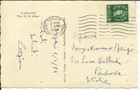 Tangier Morocco Sg 291 single Frank  Real Photo Postcard View  vue De La