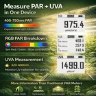 Ah-quantuv Par Meter For Grow Lights  Ppfd Meter 400-750nm With Uva Measurement