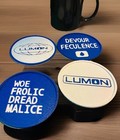 Severance Lumon Devour Feculence Coasters Helly Mark Dylan Irving Set Of 4