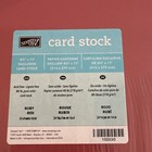 Stampin up  Retired 8-1 2  X 11 ruby Red Cardstock Nos  free Shipping  