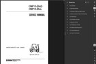 Clark Cmp20sd Forklift Operators Service Repair Shop Manual Pdf On Usb