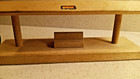 Vintage Brio Sweden Wooden Railway Train Station W Bench   2 Traffic Signal Post