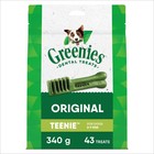 Dog Dental Chews  Natural Ingredients  43 Count  Ideal For Extra Small Breeds