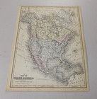 1871 Antique Map Of Dominion Of Canada B w North America