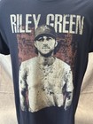 Riley Green Portait Blue T-shirt Adult Large Country Music Navy Blue Nwt