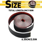 300cm-600cm Black Side Body Trim Molding Protector For Chevy Gmc Pickup Truck